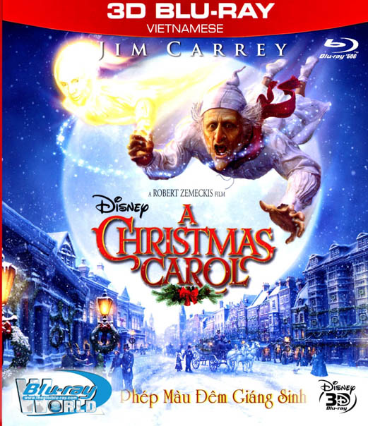 F017. A Christmas Carol - PHÉP MÀU ĐÊM GIÁNG SINH 3D 50G (DTS-HD 5.1)  